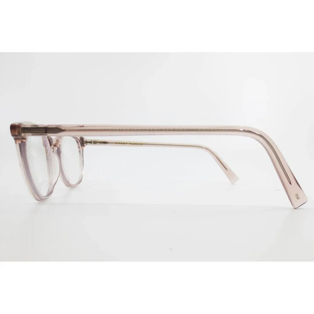 Warby Parker Durand M 668 Eyeglasses Rose Pink Translucent Round Frames
